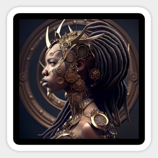 Afro Futuristic Zodiacs Scorpio Sticker